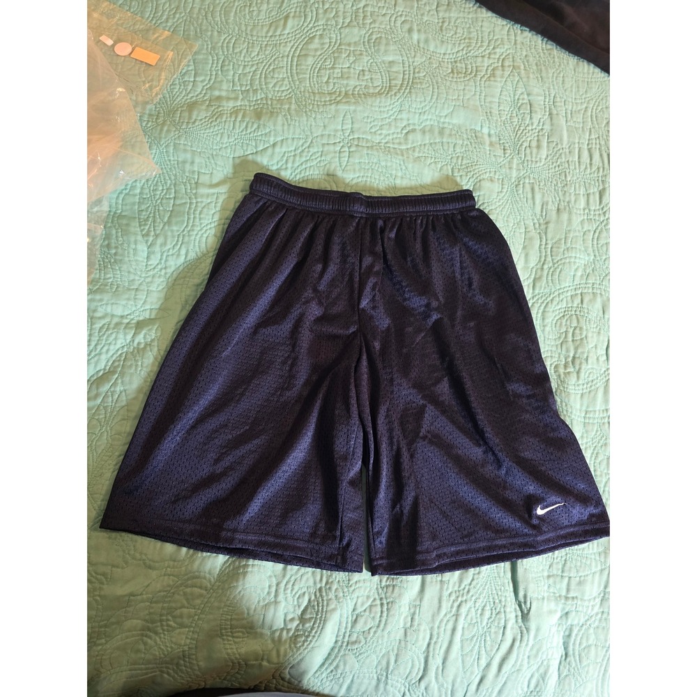 Nike Boys Basketball Shorts Navy Blue Mesh Athletic XL 430435-451 NWT